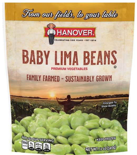 Hanover The Silver Line Premium Baby Lima Beans Frozen