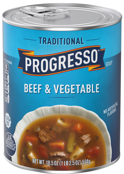 Progresso Traditional Gluten Free Beef & Vegetable Soup