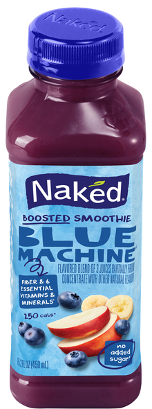 Naked No Added Sugar Blue Machine Boosted Smoothie