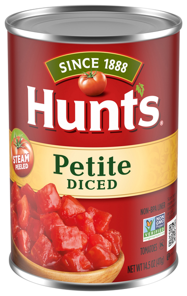 Hunt's 100% Natural Petite Diced Tomatoes