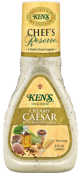 Ken's Steak House Chef's Reserve Creamy Caesar w/Roasted Garlic Dressing