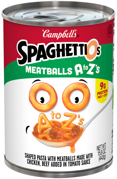 Campbell's SpaghettiOs A to Z's with Meatballs
