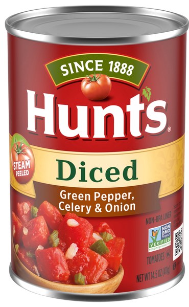 Hunt's 100% Natural Diced Tomatoes with Green Pepper Celery & Onion