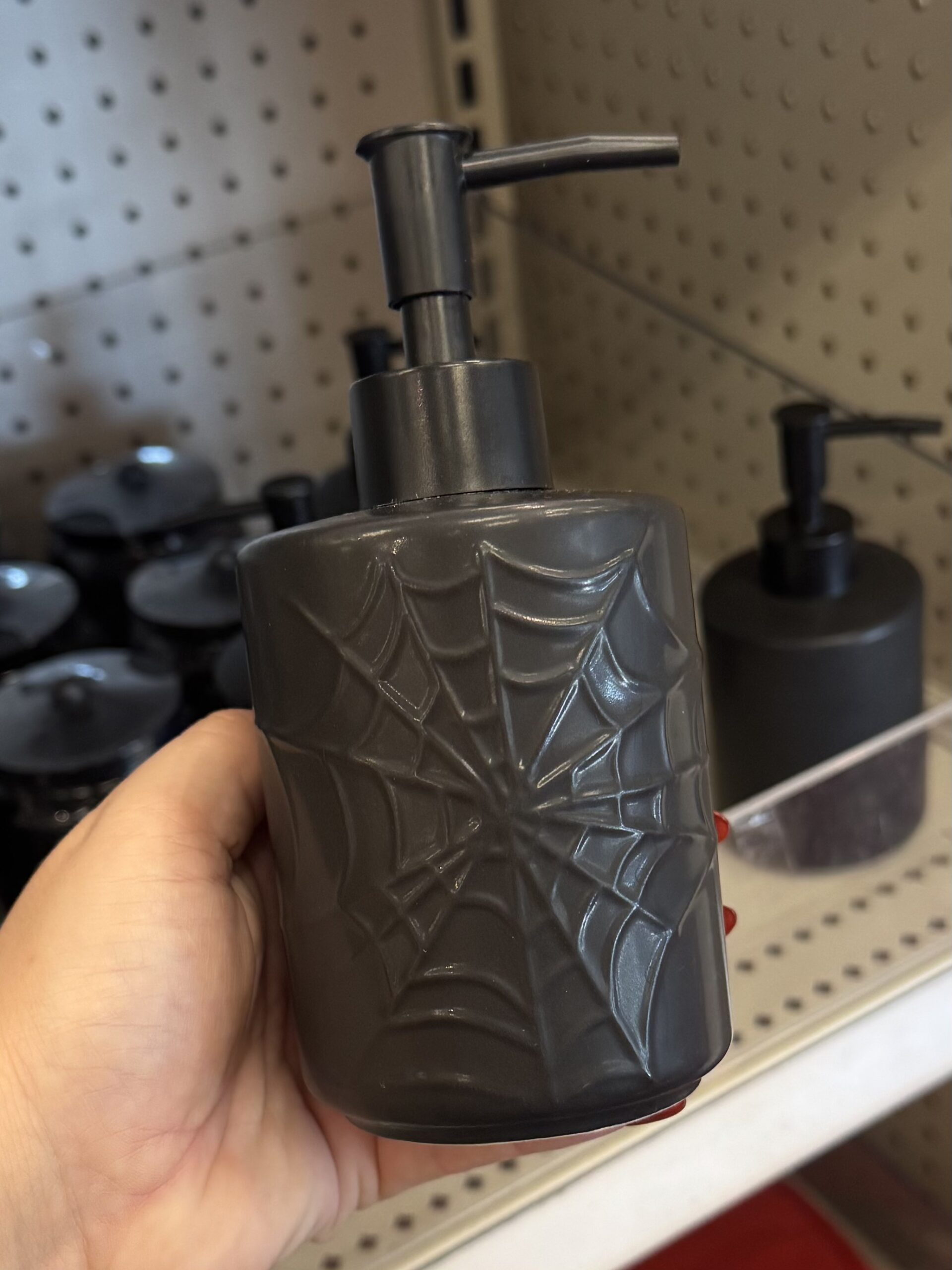 Hyde & EEK! Boutique Spider Web Soap Dispenser - in store