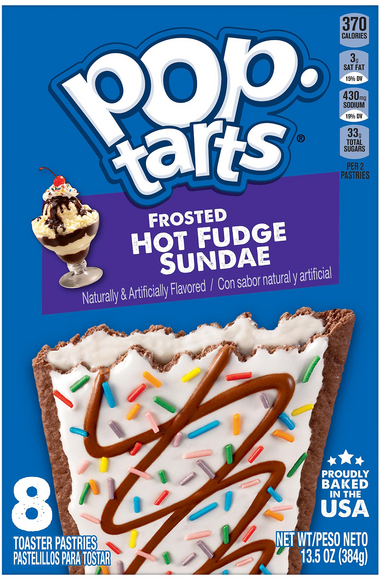 Pop-Tarts Frosted Hot Fudge Sundae Toaster Pastries - 8 ct