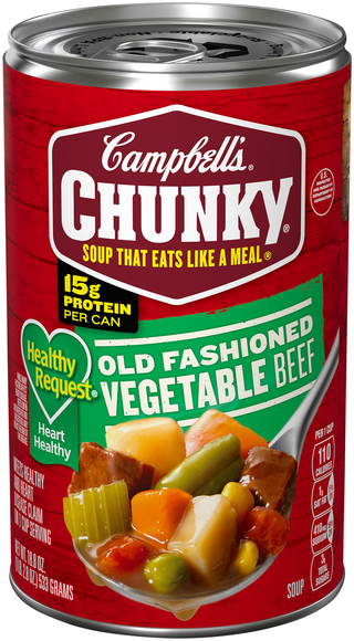 Campbell's Chunky Healthy Request Old Fashioned Vegetable Beef Soup