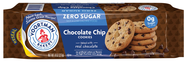 Voortman Zero Sugar Chocolate Chip Cookies
