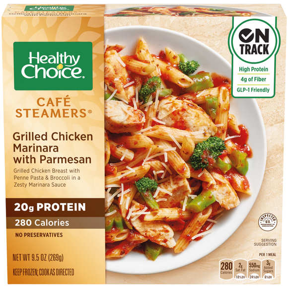 Healthy Choice Cafe Steamers Grilled Chicken Marinara with Parmesan Meal
