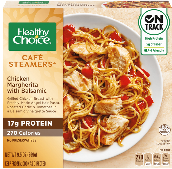 Healthy Choice Cafe Steamers Chicken Margherita with Balsamic Frozen Meal