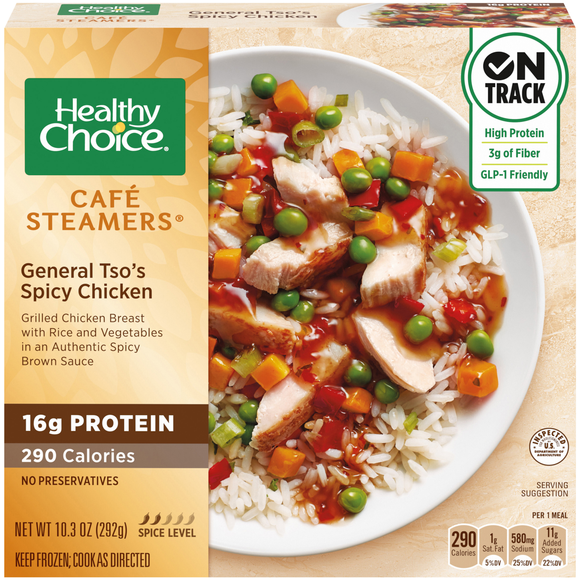 Healthy Choice Cafe Steamers General Tso's Spicy Chicken Frozen Meal