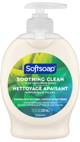 Softsoap Soothing Aloe Vera Fresh Scent Moisturizing Liquid Hand Soap
