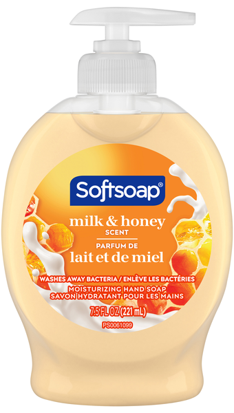 Softsoap Milk & Honey Scent Moisturizing Liquid Hand Soap