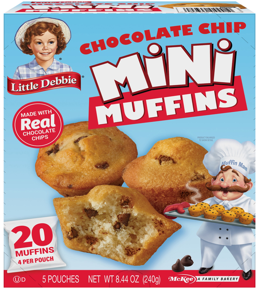 Little Debbie Mini Muffins Chocolate Chip - 5 ct