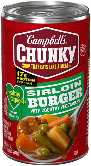 Campbell's Chunky Healthy Request Sirloin Burger w/Country Vegetables Soup