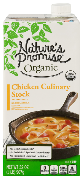 Nature's Promise Organic Fat Free Chicken Culinary Stock