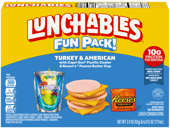 Lunchables Fun Pack Turkey & American with Capri Sun