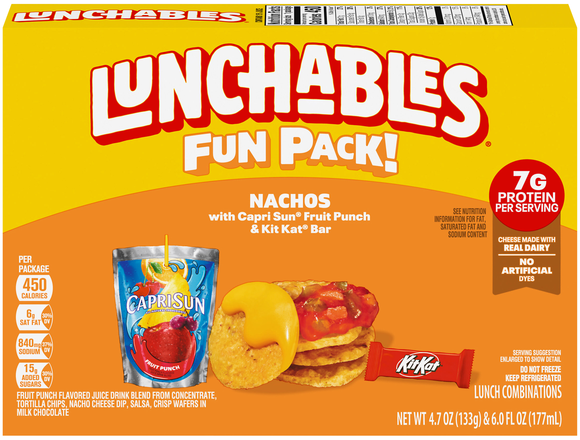 Lunchables Fun Pack Nachos with Capri Sun