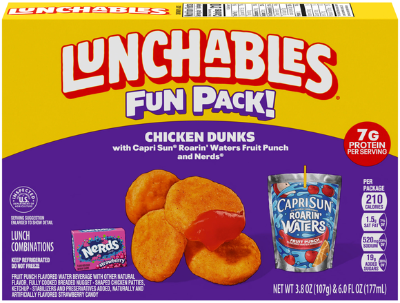 Lunchables Fun Pack Chicken Dunks with Capri Sun