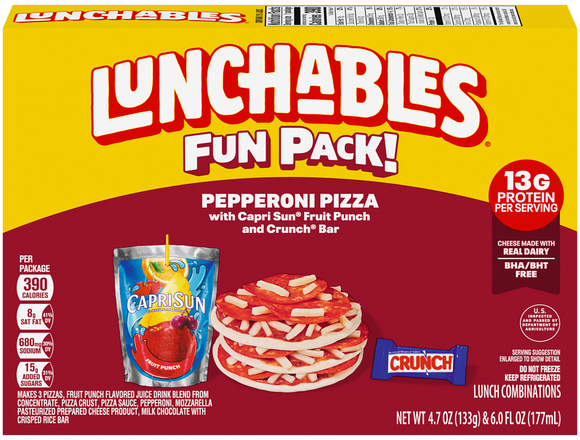 Lunchables Fun Pack Pepperoni Pizza & Capri Sun
