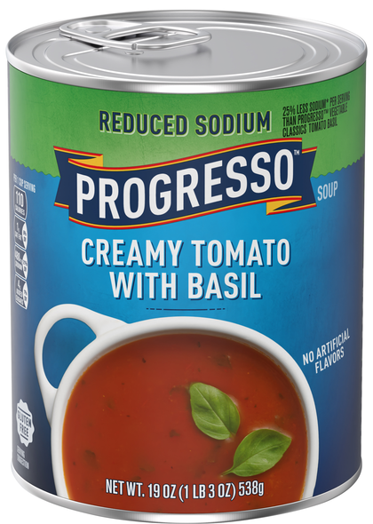 Progresso Reduced Sodium Gluten Free Creamy Tomato with Basil Soup