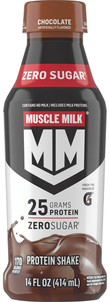 Muscle Milk Zero Sugar Chocolate 25g Non-Dairy Protein Shake