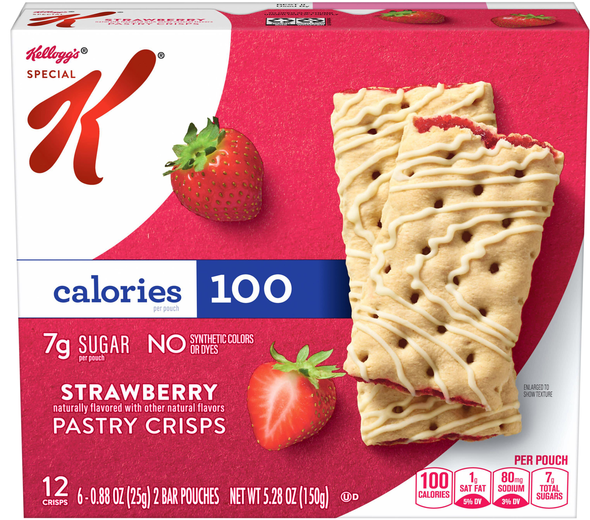 Special K Strawberry Pastry Crisps Bars - 6 ct
