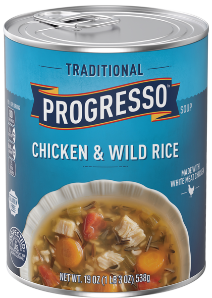 Progresso Traditional Gluten Free Chicken & Wild Rice Soup