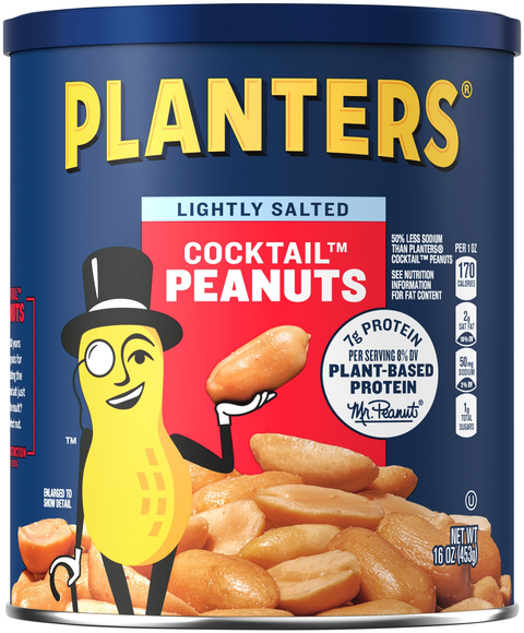 Planters Lightly Salted Cocktail Peanuts