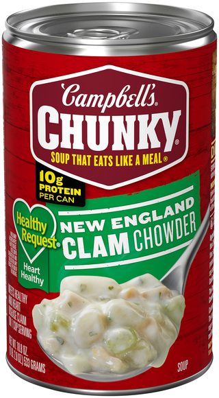 Campbell's Chunky Healthy Request New England Clam Chowder Soup