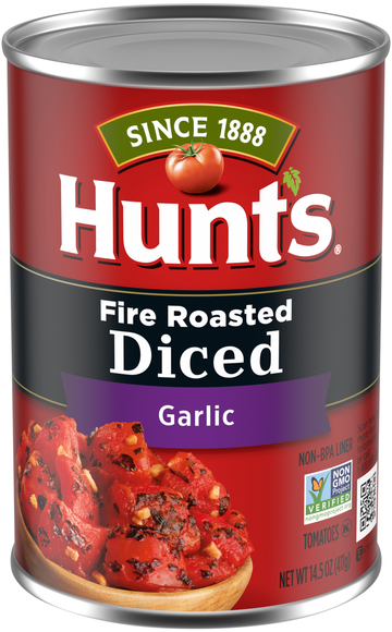 Hunt's Fire Roasted Diced Tomatoes with Garlic