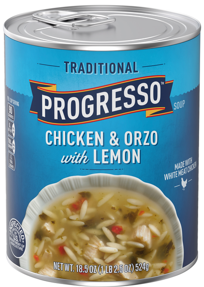 Progresso Traditional Chicken & Orzo Soup with Lemon