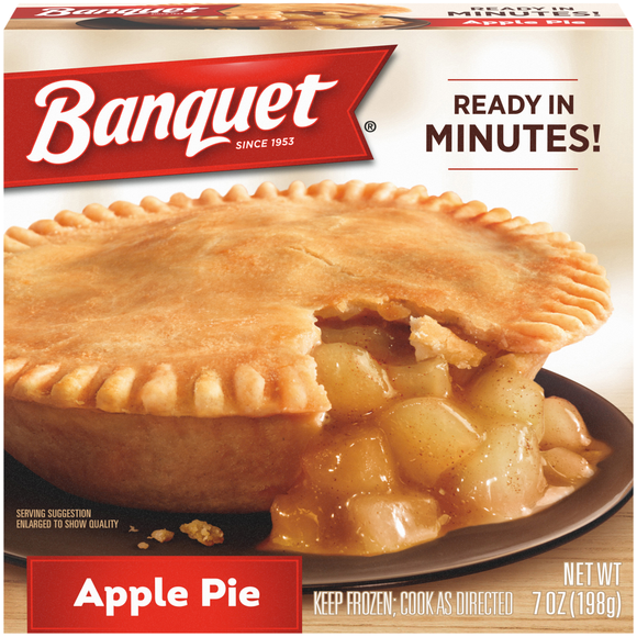 Banquet Apple Pie Single Serve Frozen
