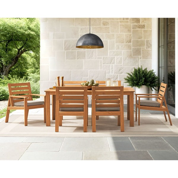 17. Member’s Mark Lisbon Teak Deep Dining Set 7-Piece