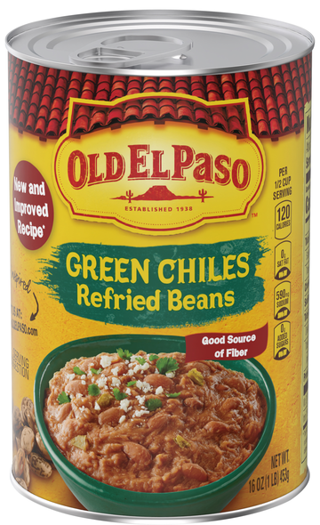 Old El Paso Green Chiles Refried Beans