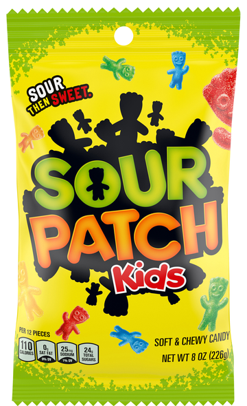 Sour Patch Kids Sour Then Sweet Soft & Chewy Candy