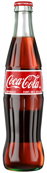 Coca-Cola de Mexico Cola Soda (Glass Bottle)