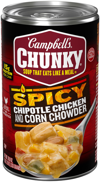 Campbell's Chunky Spicy Chipotle Chicken & Corn Chowder Soup