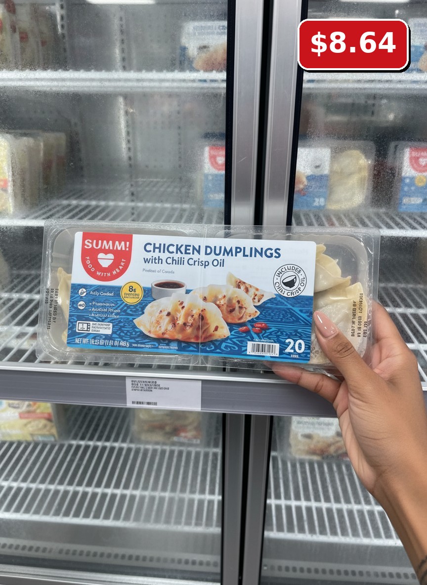 SUMM! CHICKEN DUMPLINGS with Chili Crisp Oil