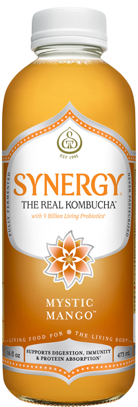 GT's Synergy Organic Mystic Mango Raw Kombucha