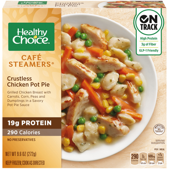 Healthy Choice Cafe Steamers Crustless Chicken Pot Pie Frozen Meal