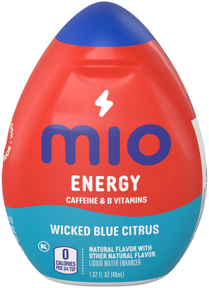 MiO Energy Wicked Blue Citrus Liquid Water Enhancer with Caffeine
