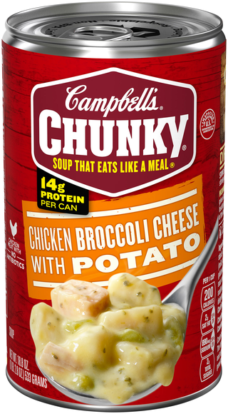 Campbell's Chunky Chicken Broccoli Cheese with Potato Soup