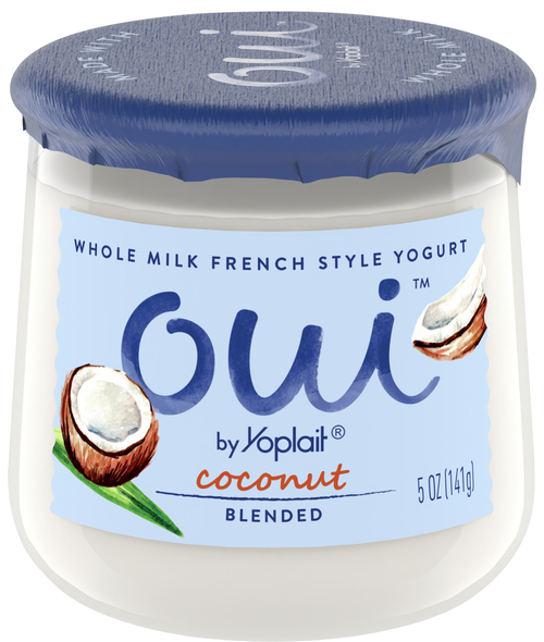 Oui by Yoplait Whole Milk Coconut Blended French Style Yogurt