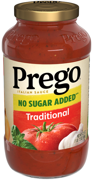 Prego No Sugar Added Traditional Italian Pasta Sauce