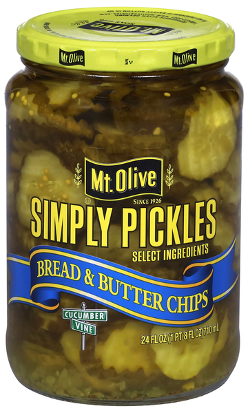 Mt. Olive Simply Pickles Bread & Butter Chips