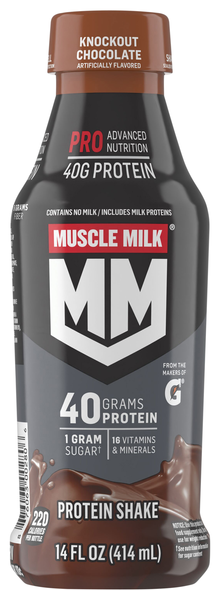 Muscle Milk PRO Knockout Chocolate 40g Non-Dairy Protein Shake