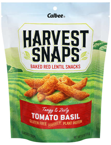 Harvest Snaps Gluten Free Tomato Basil Red Lentil Crisps