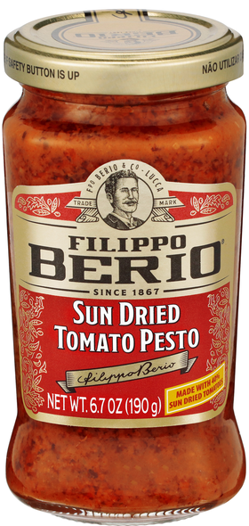 Filippo Berio Italian Recipe Sun-Dried Tomato Pesto Pasta Sauce