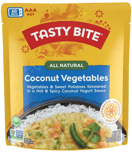 Tasty Bite All Natural 60 Second Hot Coconut Vegetables