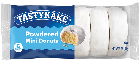 Tastykake Mini Powdered Donuts - 6 ct